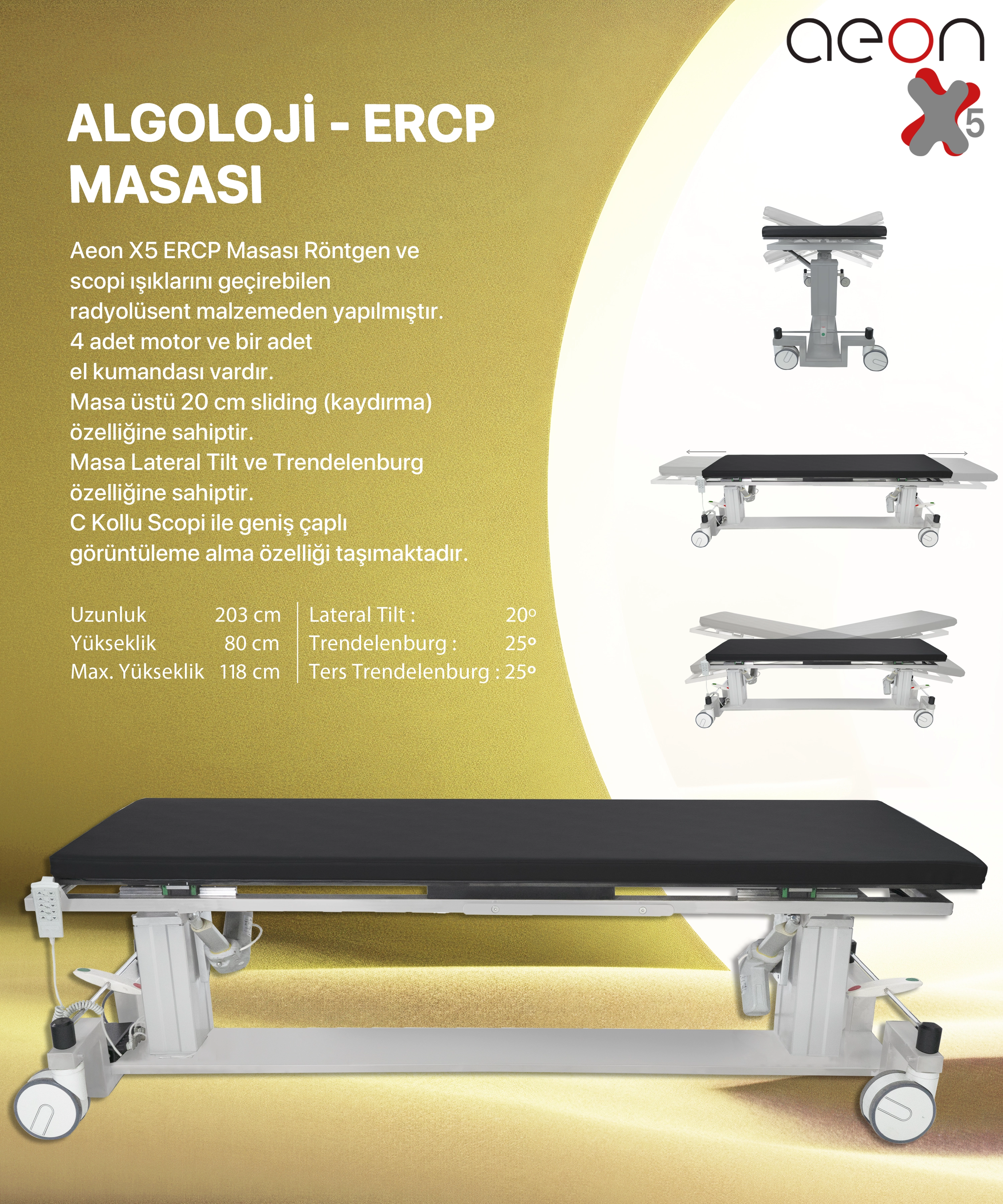 Aeon X5 Algoloji Masası 