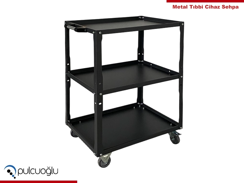 Metal Tıbbi Cihaz Sehpa