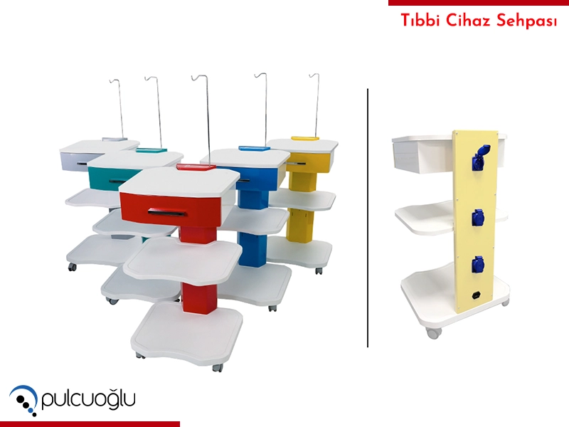 Tıbbi Cihaz Sehpası