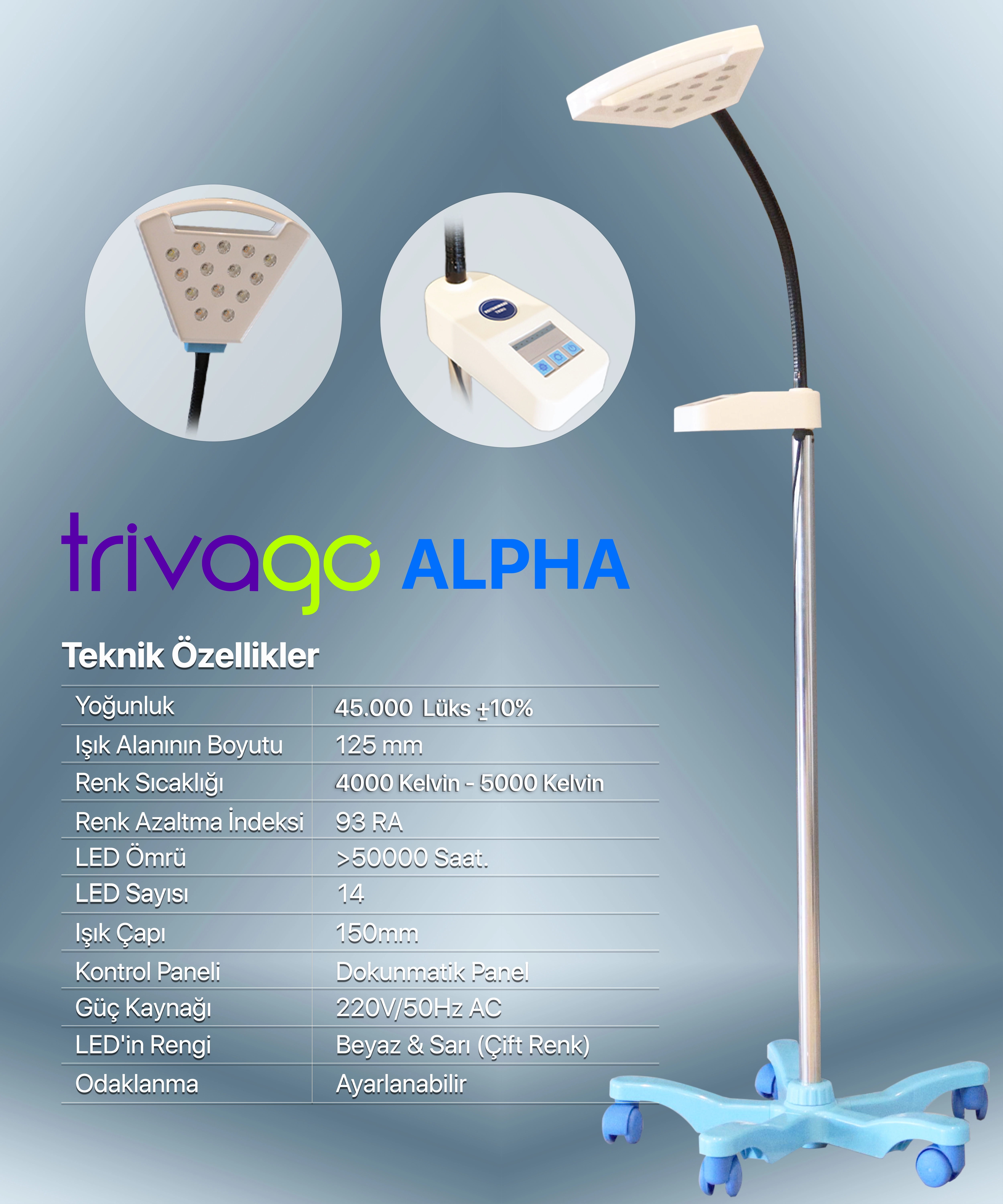 Trivago Alpha Muayne Lambası